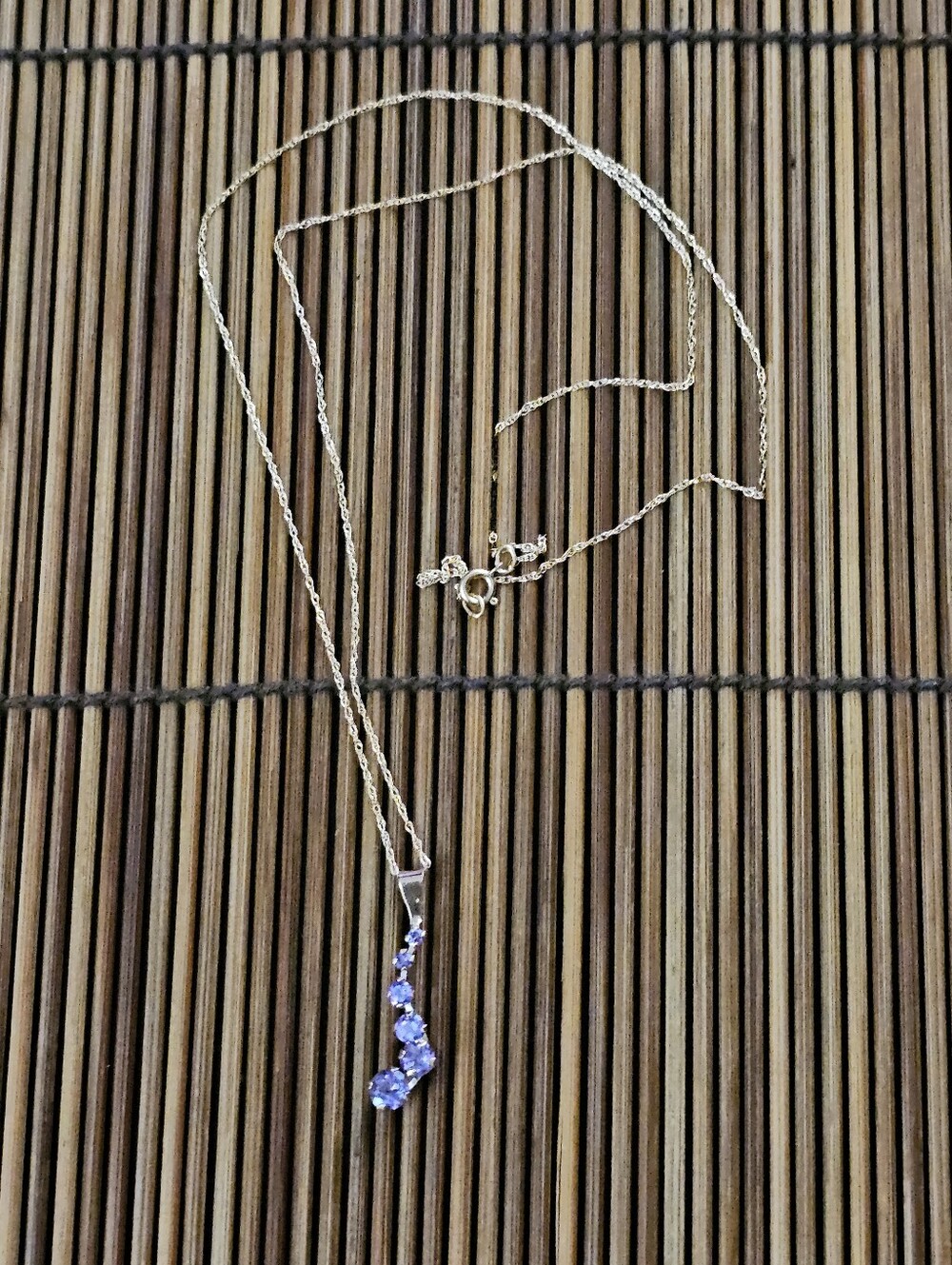 10k Amethyst Yellow Gold Necklace